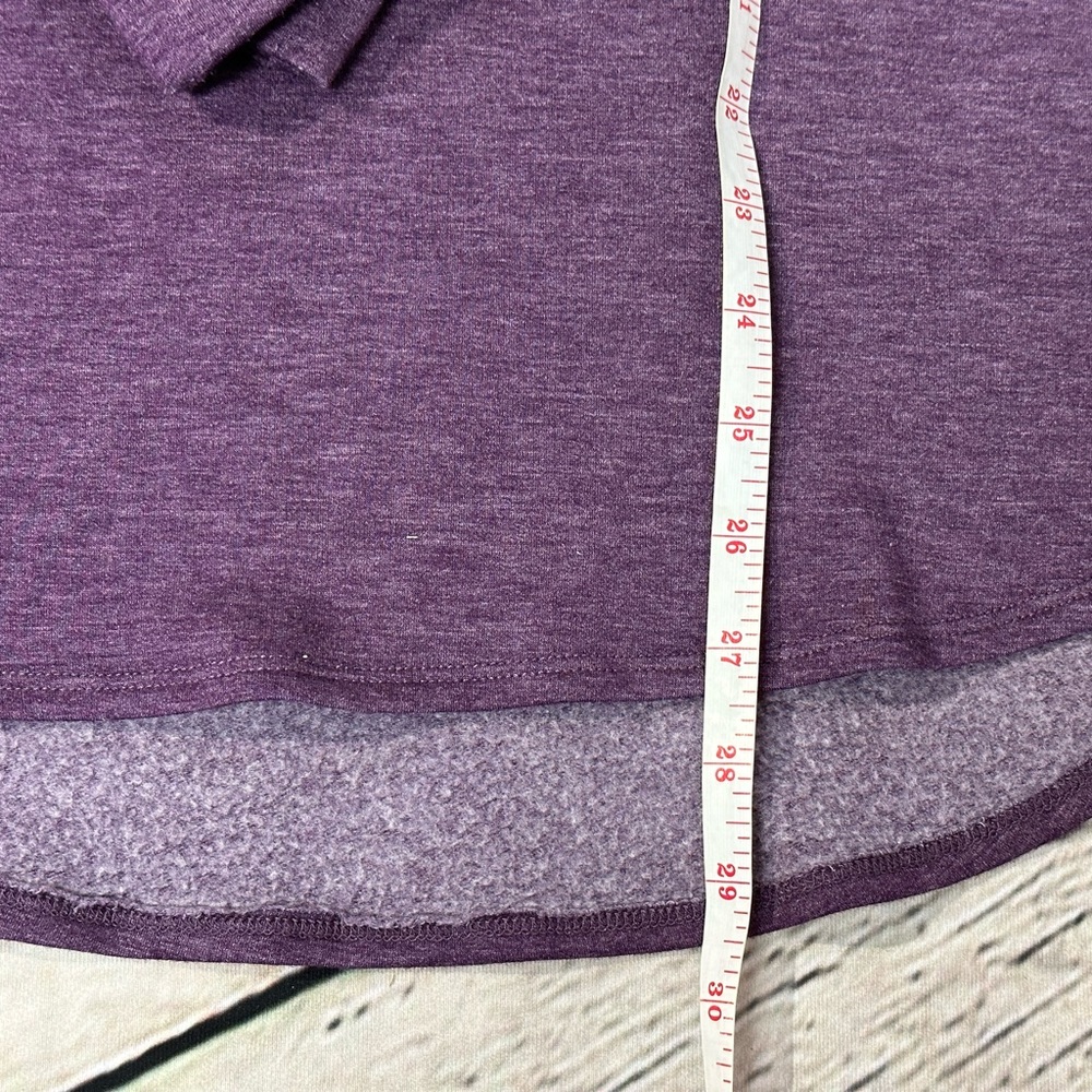 FREE2B Woman’s Purple Hooded Sweatshirt Size L - Picture 7 of 9